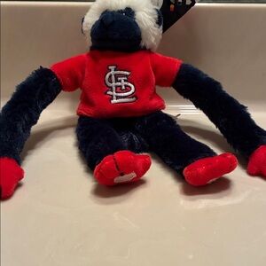 St. Louis Cardinals Plush Monkey - Red and Blue from the stadium